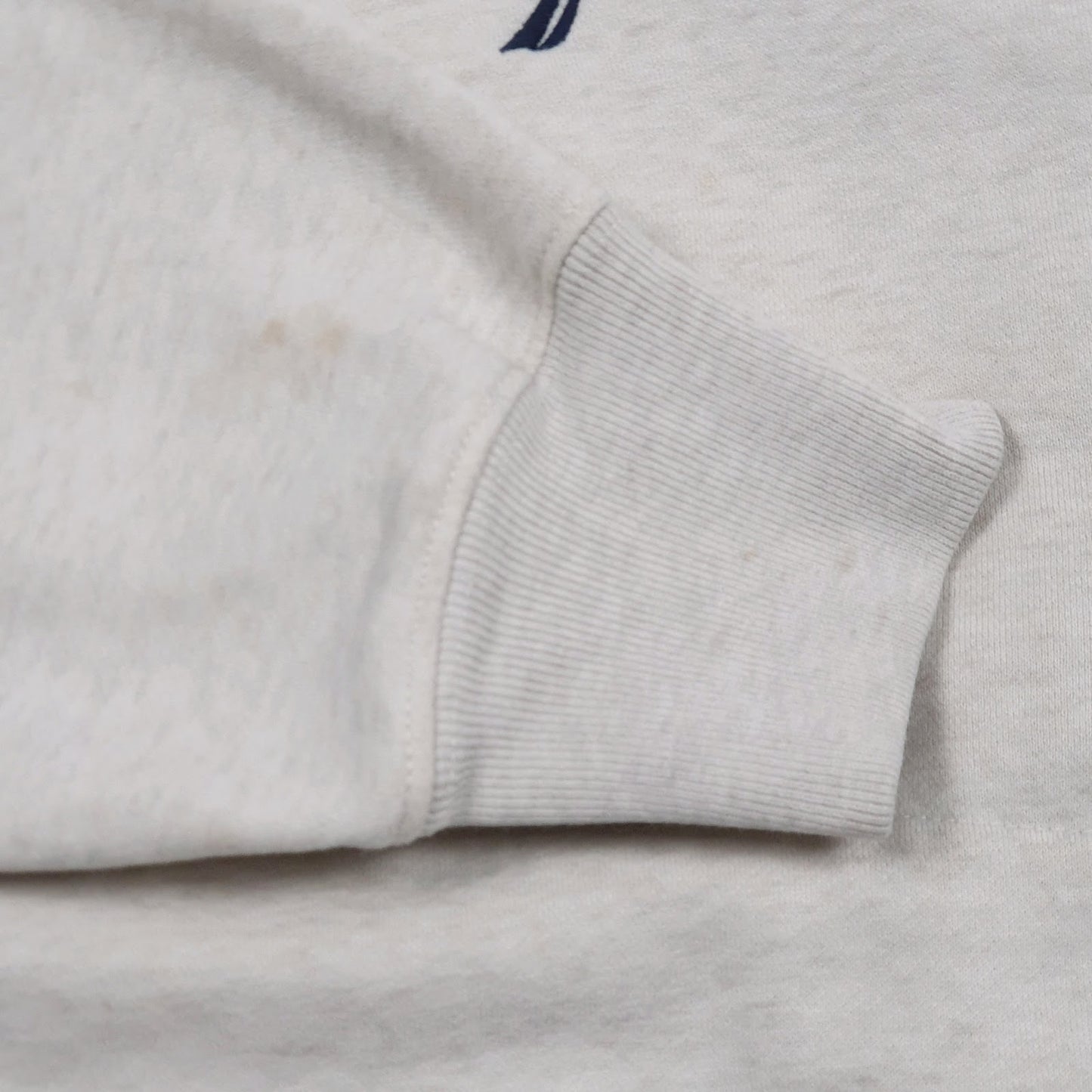 Mens Beige Nautica  Quarter Zip Jumper