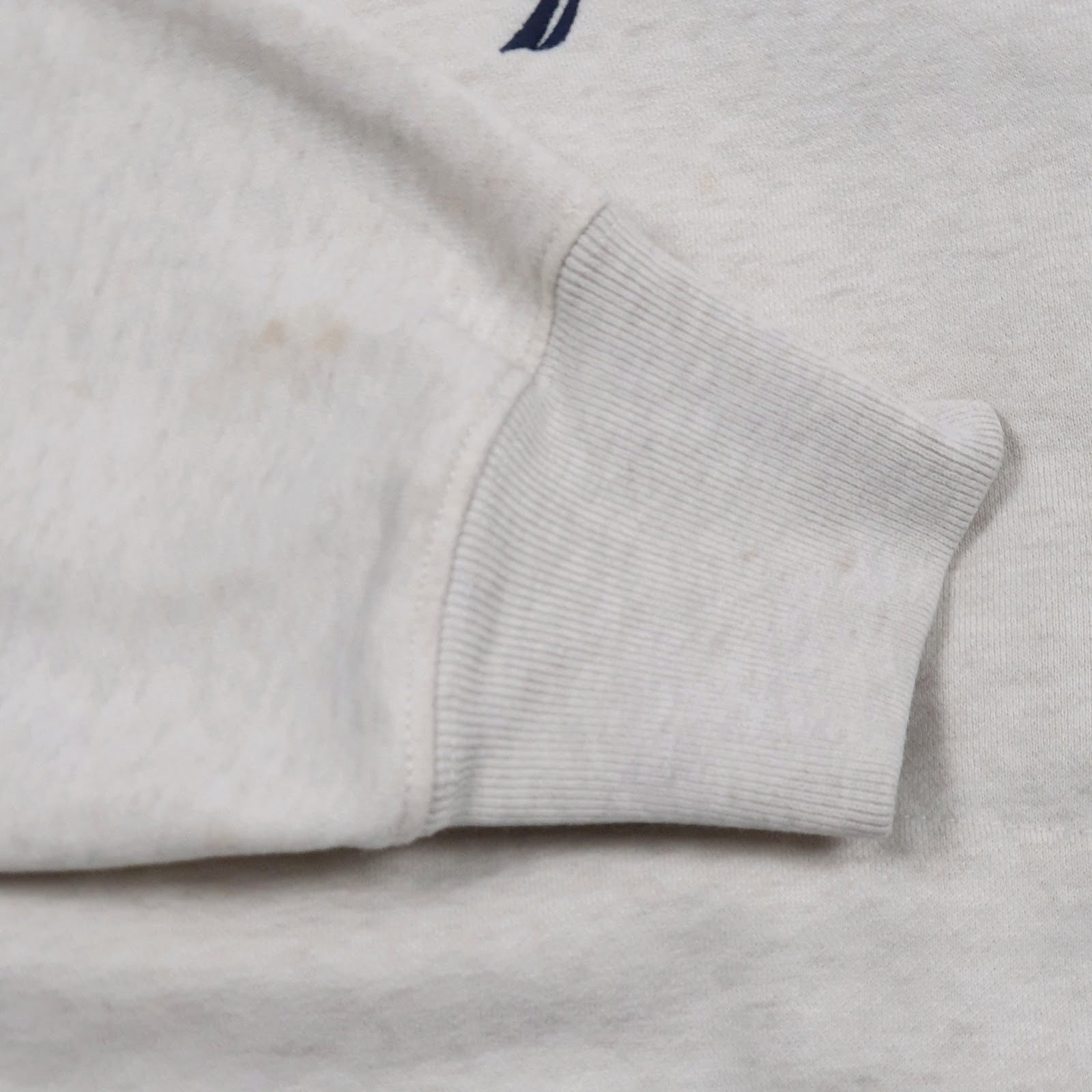 Mens Beige Nautica  Quarter Zip Jumper