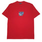 Mens Red Lotto  Short Sleeve T Shirt
