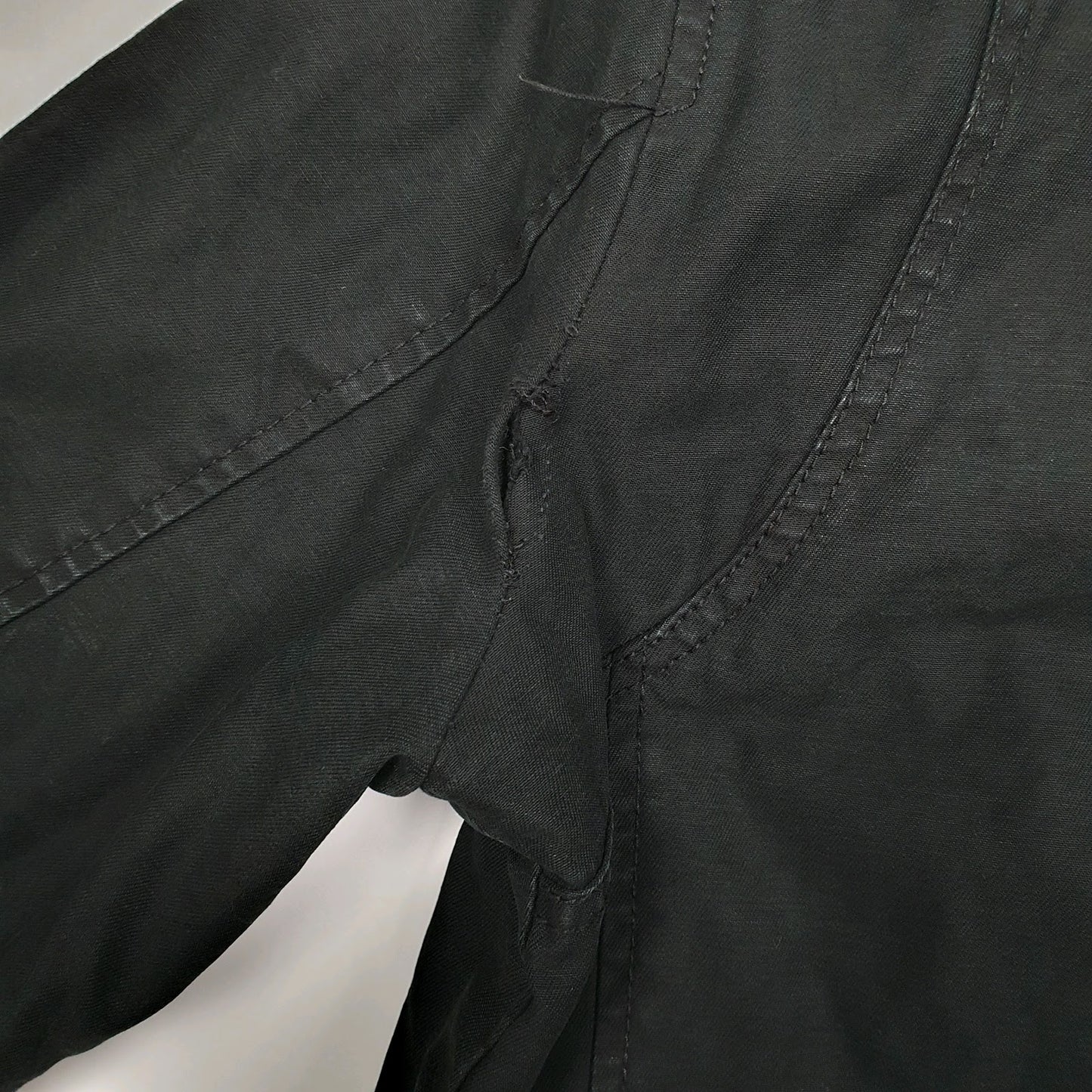 Mens Black Levis Military Bomber Chore  Coat