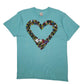 Mens Blue Fruit Of The Loom Single Stitch Vintage 90s Made In USA Short Sleeve T Shirt