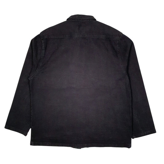 Mens Black Alex Crane Chore Windbreaker  Coat