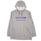 Mens Grey Adidas Coast Guard Athletic Hoodie Jumper