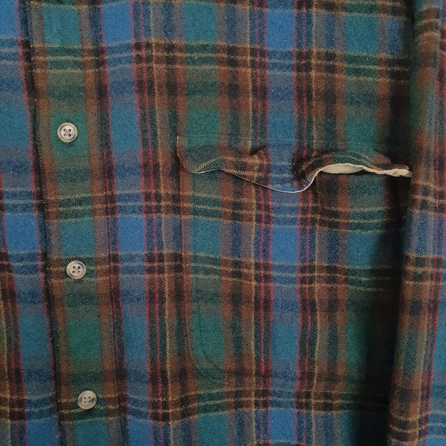 Mens Blue Eddie Bauer Vintage 90s  Shirt