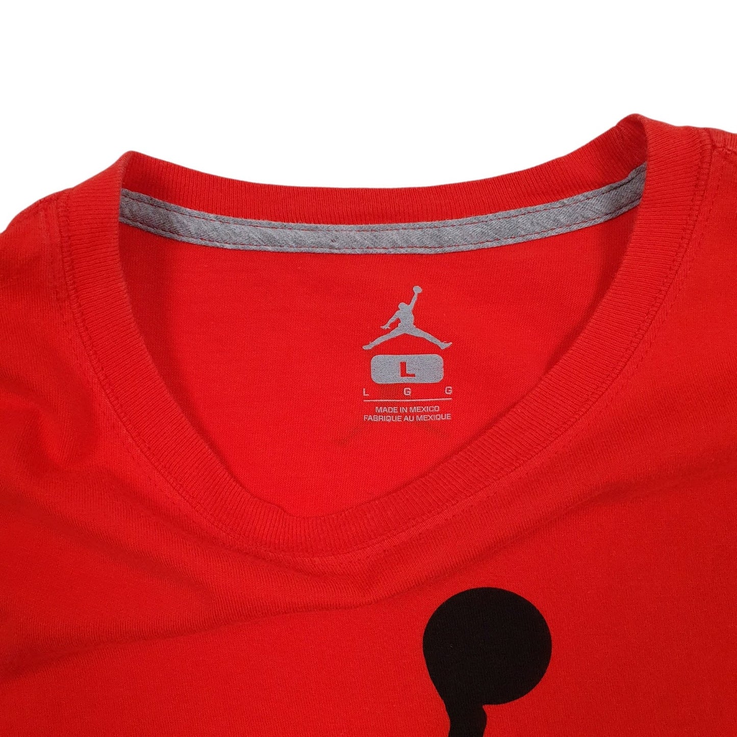 Mens Red Nike Air Jordan   T Shirt