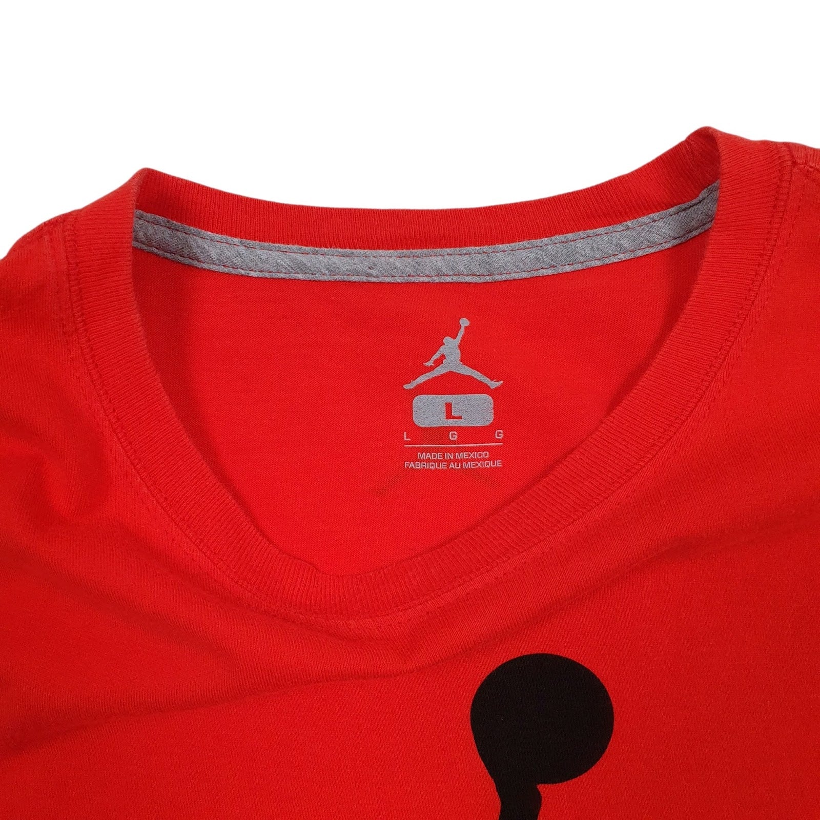 Mens Red Nike Air Jordan   T Shirt