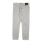 Mens White Levis Tapered Distressed  Jeans