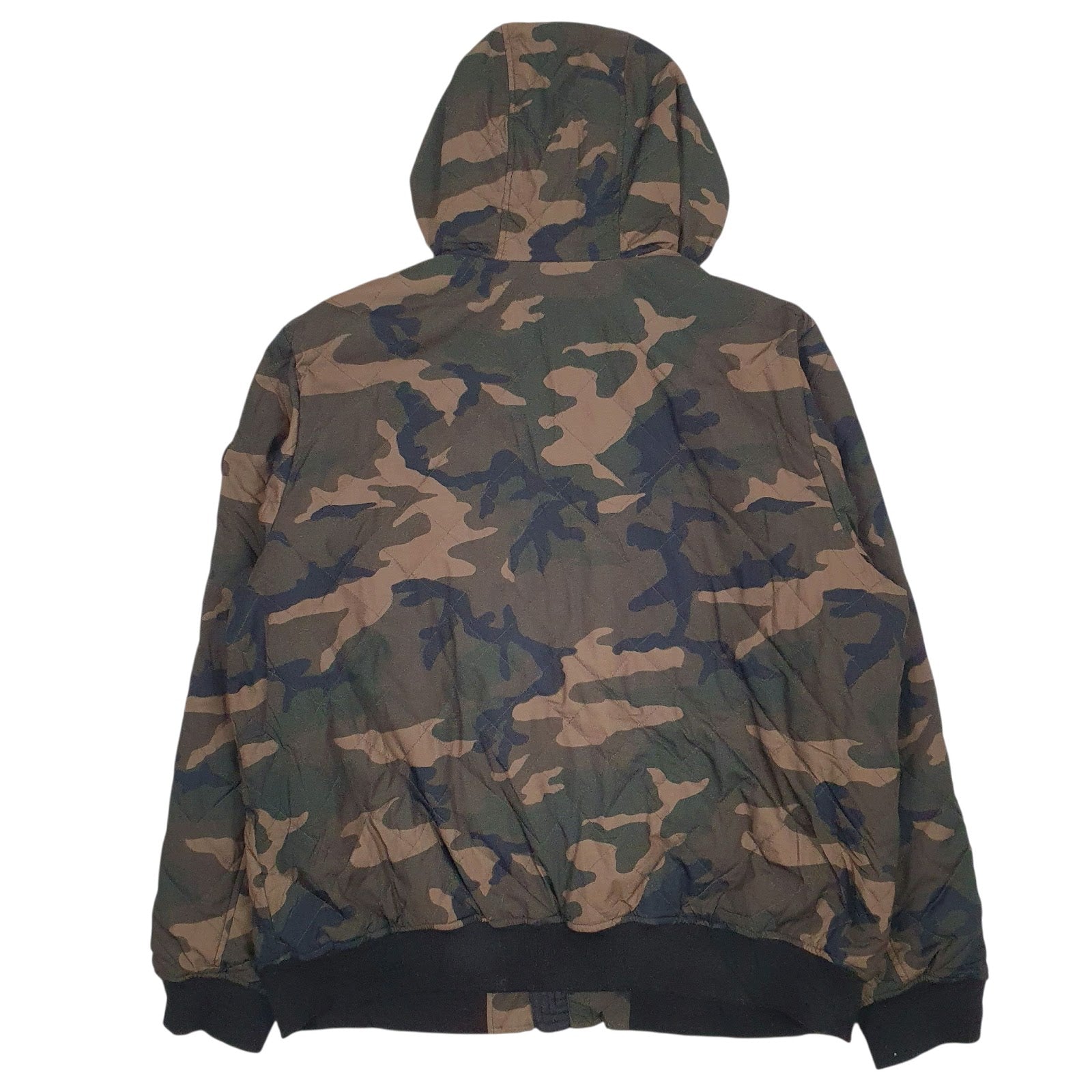Mens Green Levis Camo Fleece Lined  Coat