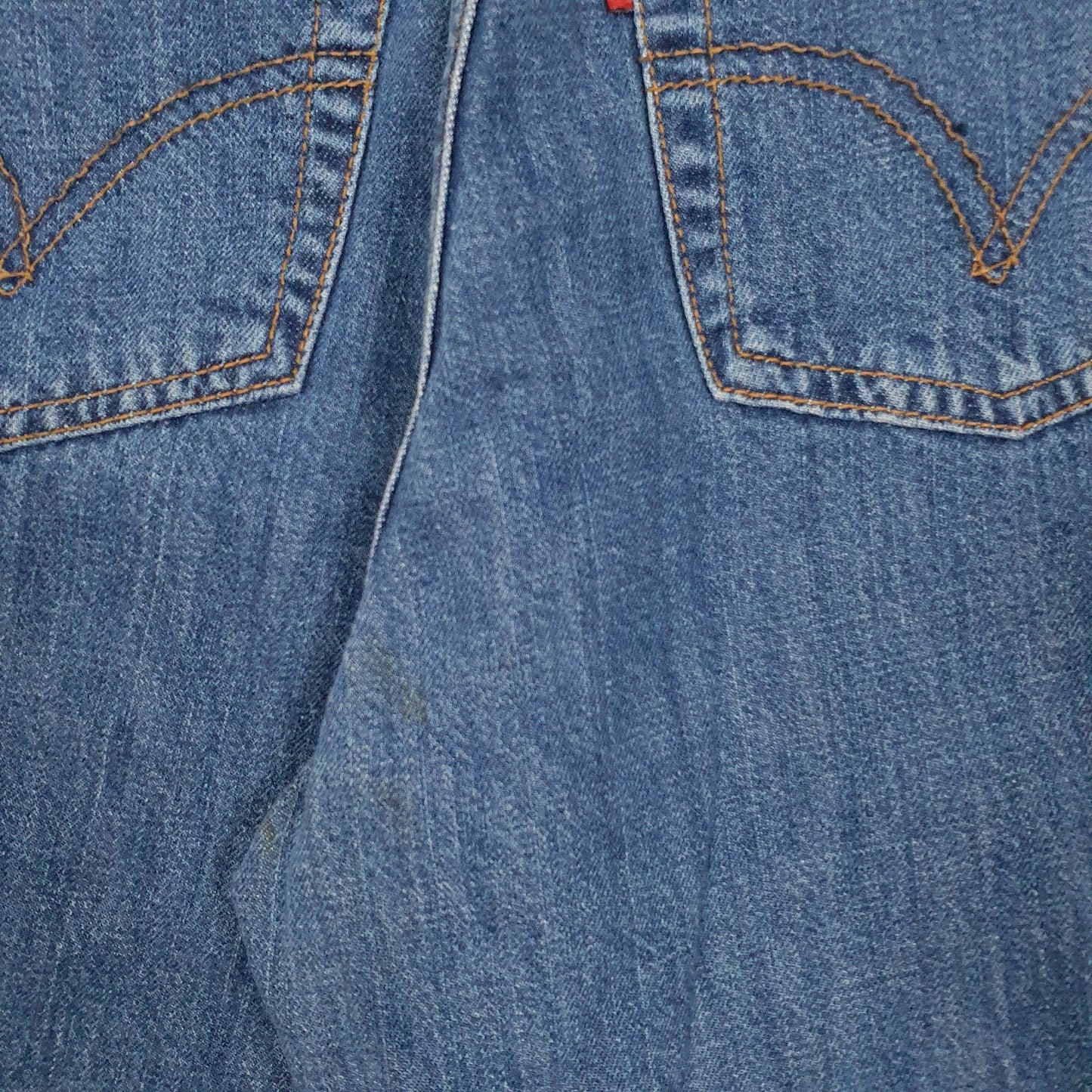 Mens Blue Levis   Shorts