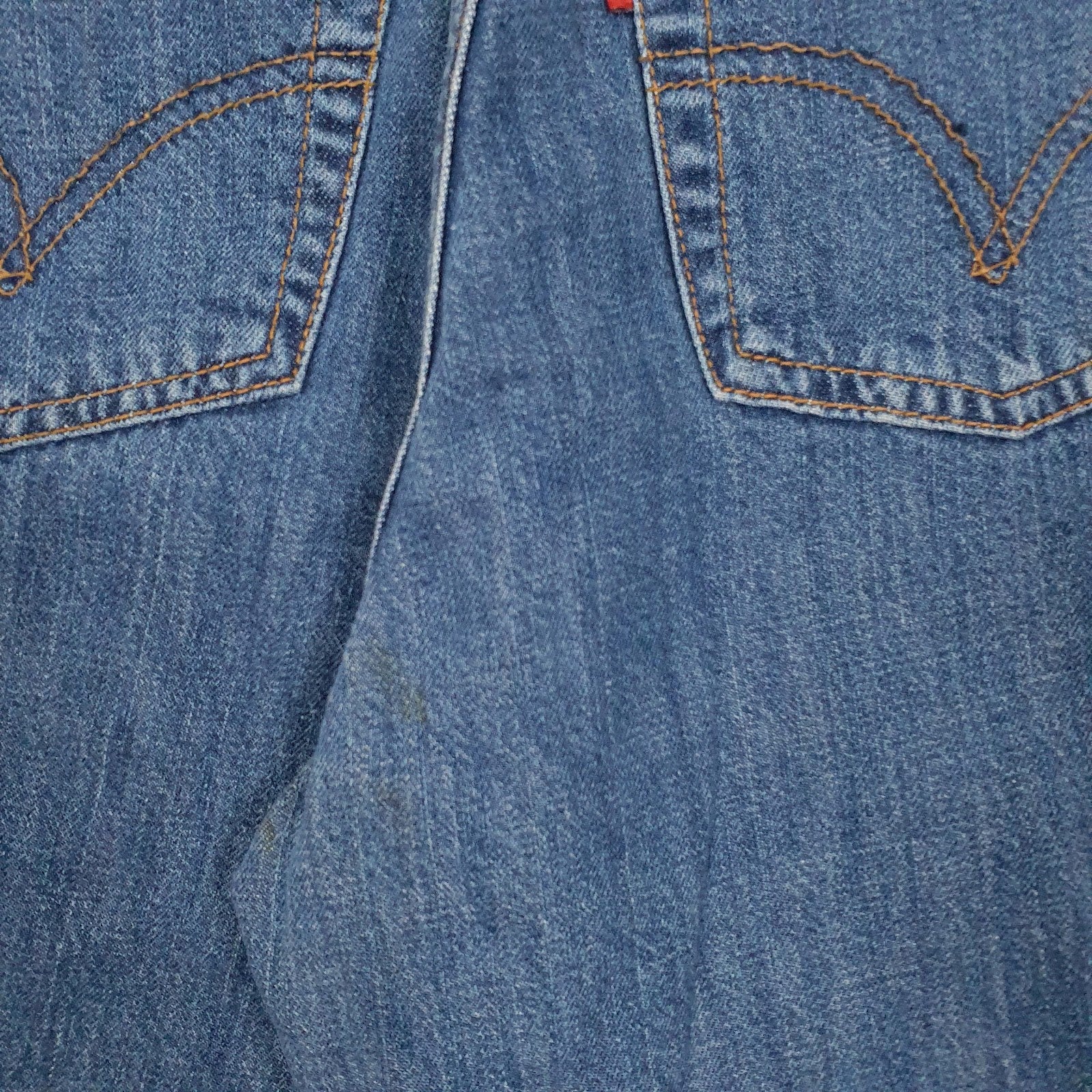 Mens Blue Levis   Shorts