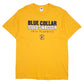 Mens Yellow Delta Blue Collar Gold Swagger Short Sleeve T Shirt