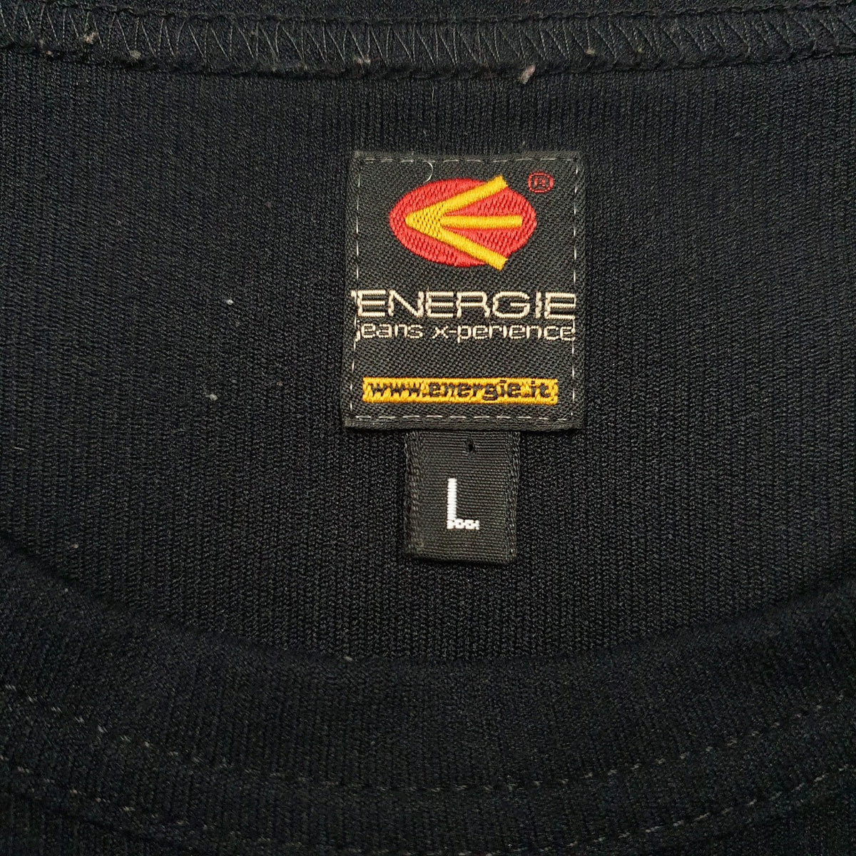 Mens Black Energie Active Wear  T Shirt