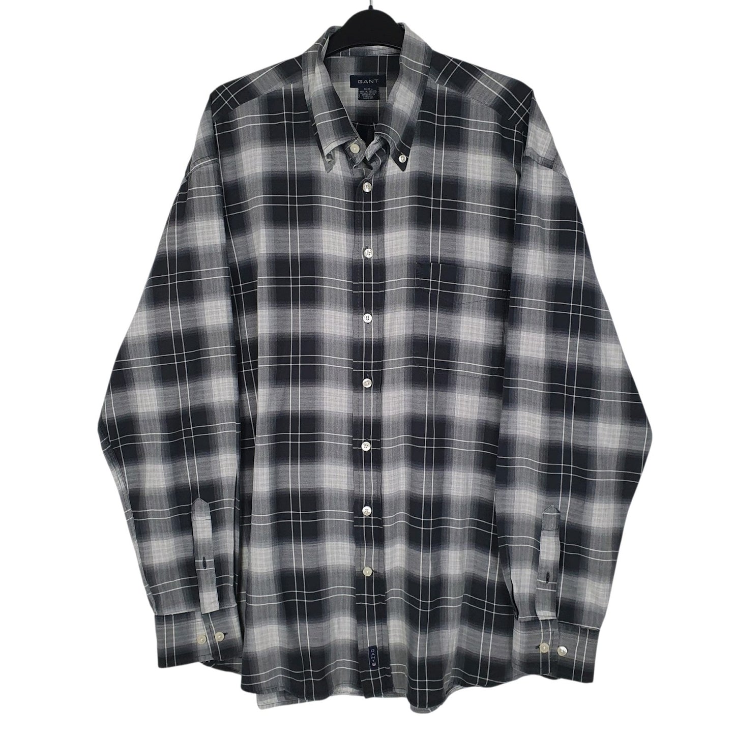 Mens Grey GANT  Long Sleeve Shirt