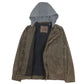 Mens Green Levis Sherpa Lined  Coat