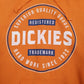 Womens Orange Dickies Spellout Hoodie Jumper
