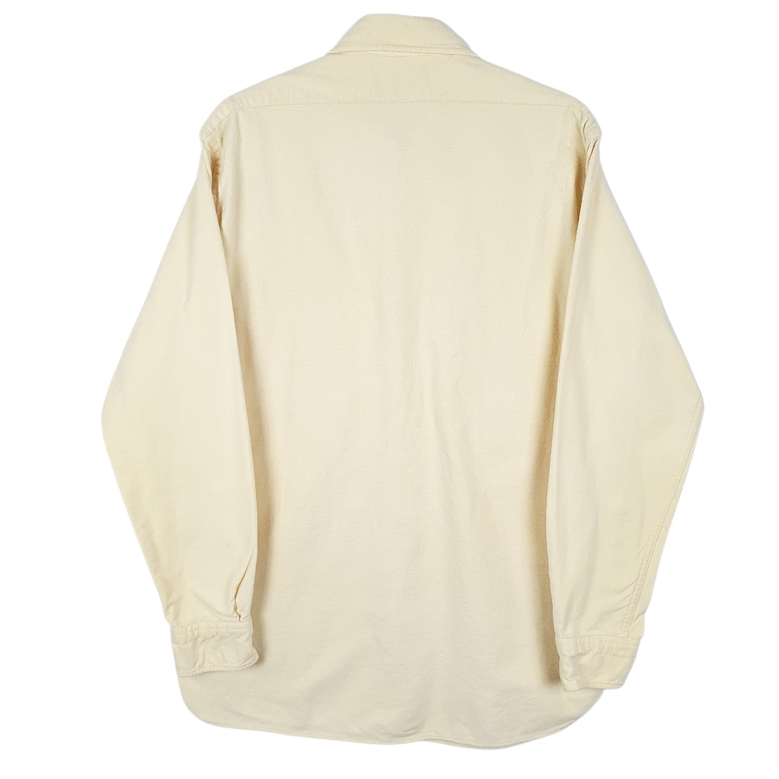 Mens Yellow L.L.Bean Chamois Vintage 90s  Shirt