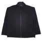Mens Black Champion Fleece Lined Crewneck Coat
