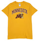 Mens Yellow Gildan Minnesota Short Sleeve T Shirt