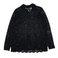 Womens Black M&S Lace  Shirt