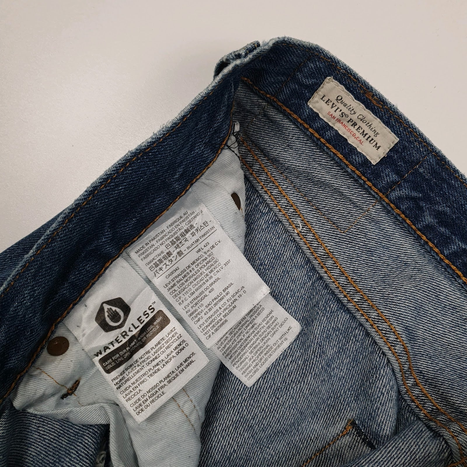 Mens Blue Levis   Jeans