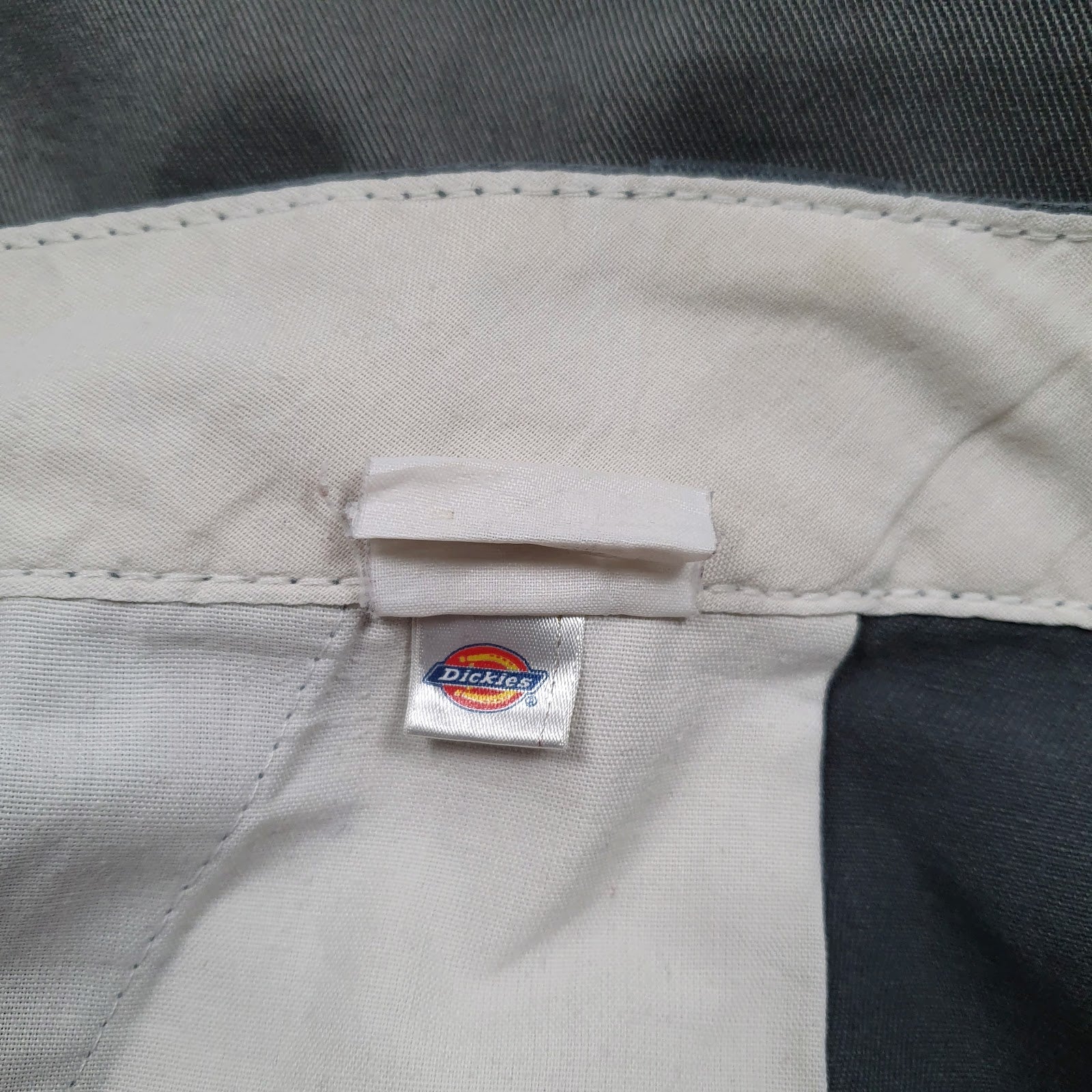 Mens Grey Dickies Workwear Double Knees  Trousers