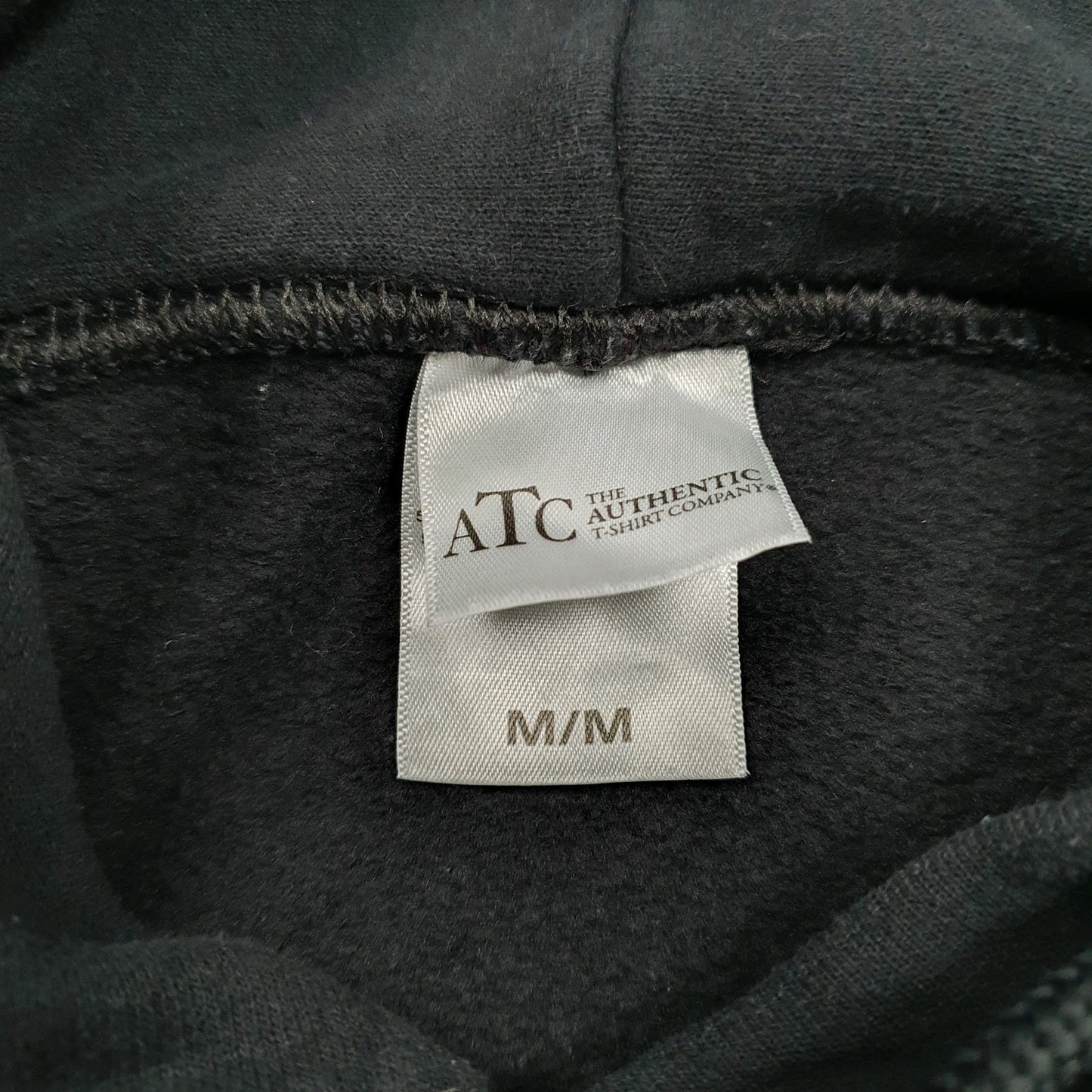 Mens Black ATC  Hoodie Jumper