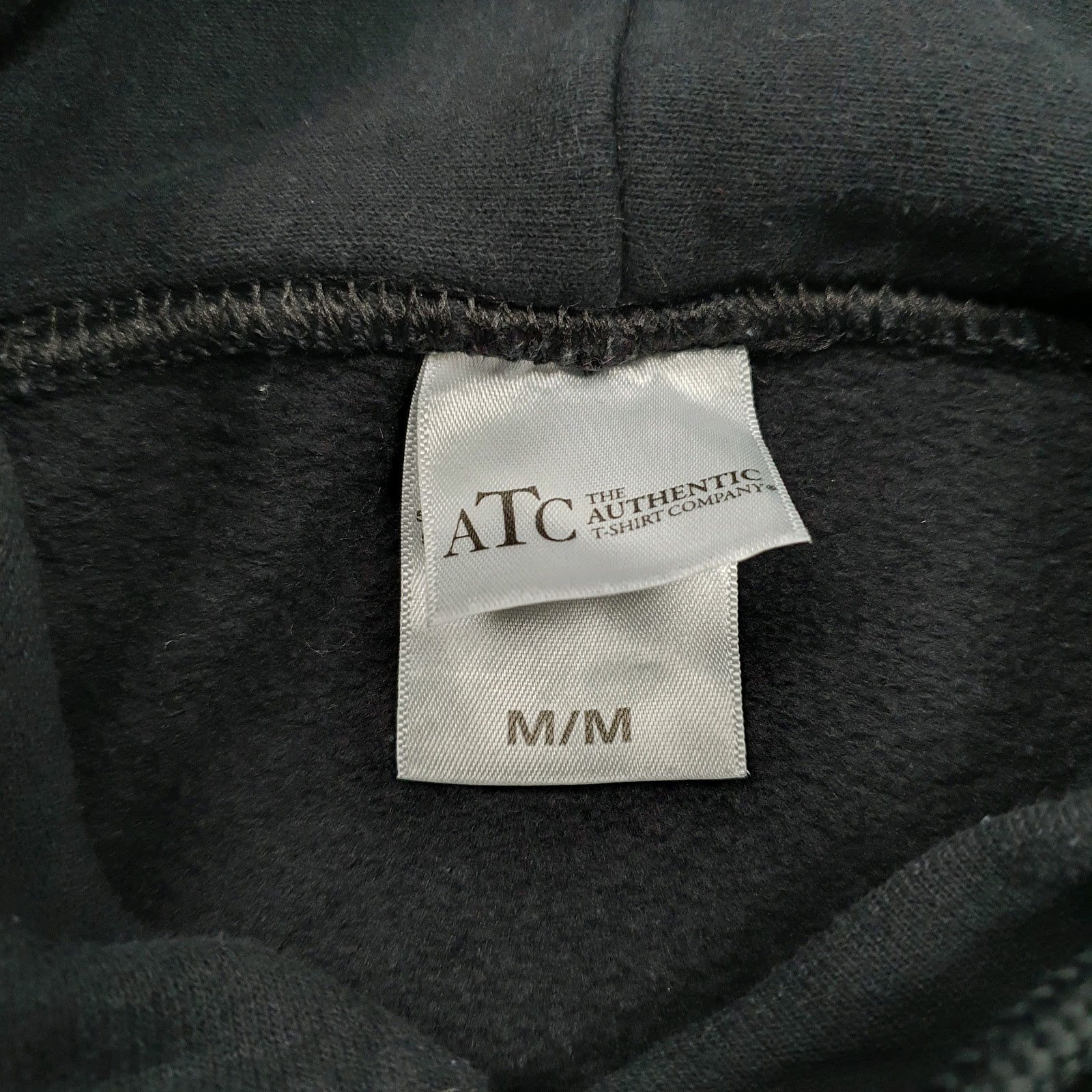 Mens Black ATC  Hoodie Jumper