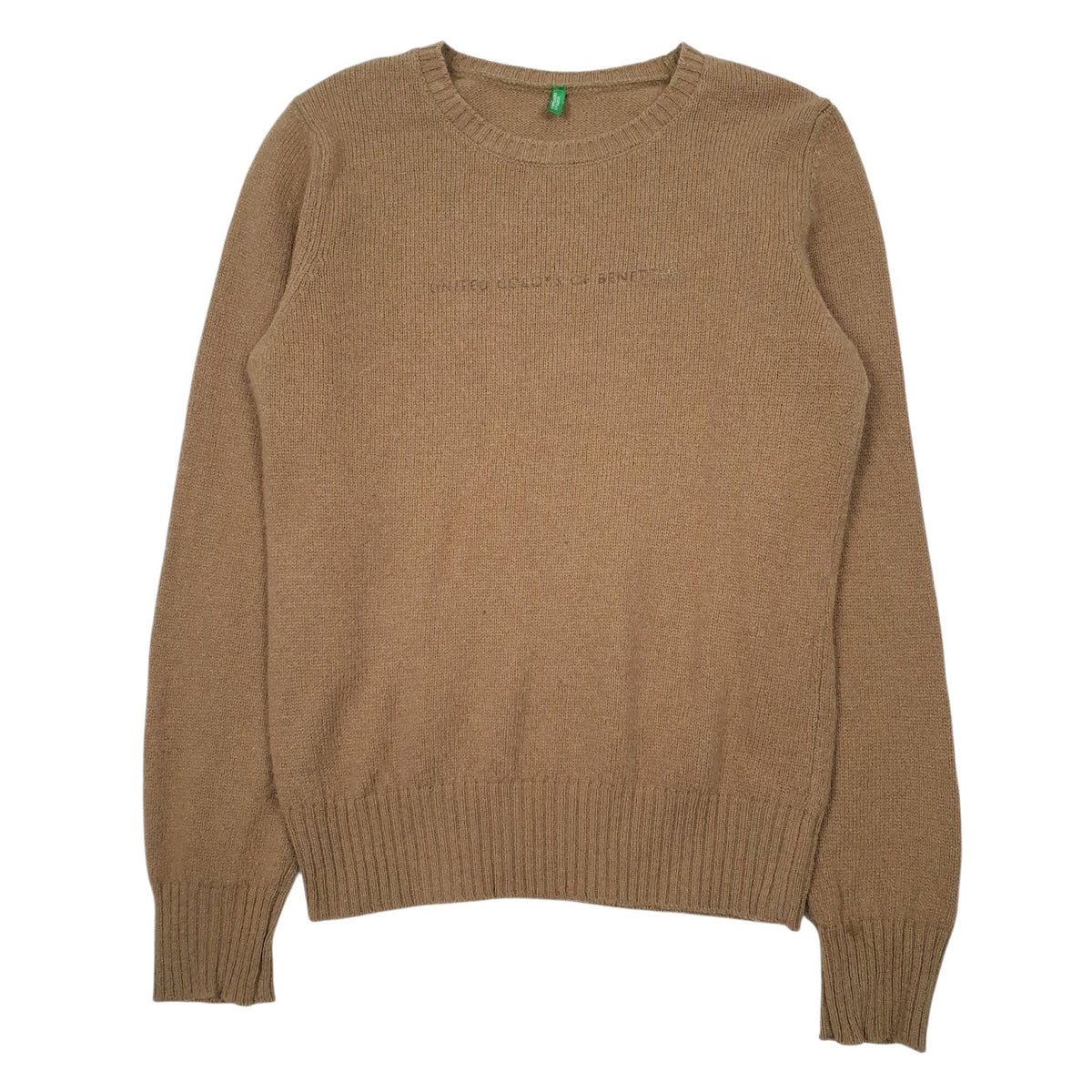 Womens Brown United Colors Of Benetton  Crewneck Jumper