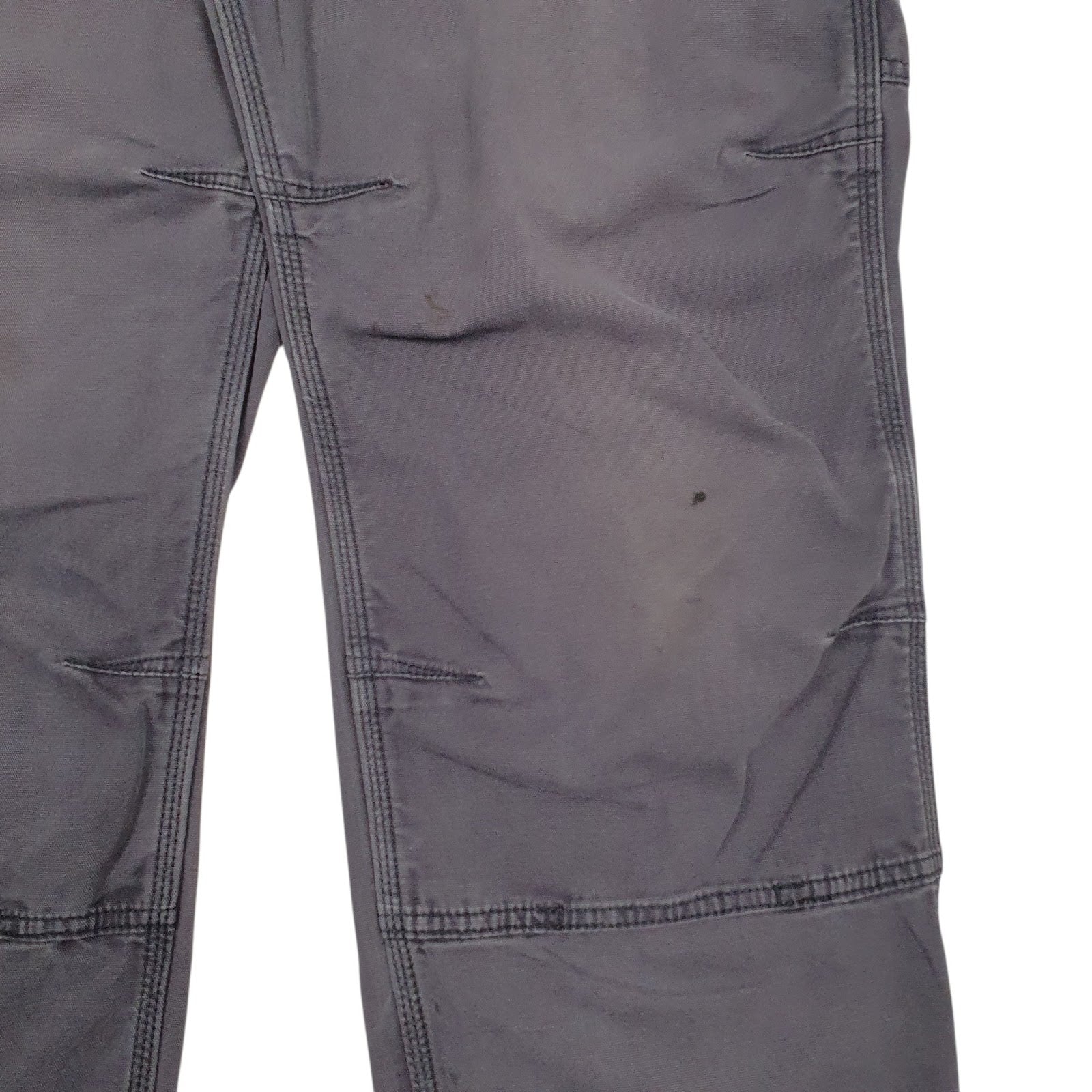 Mens Grey Carhartt Double Knee  Trousers
