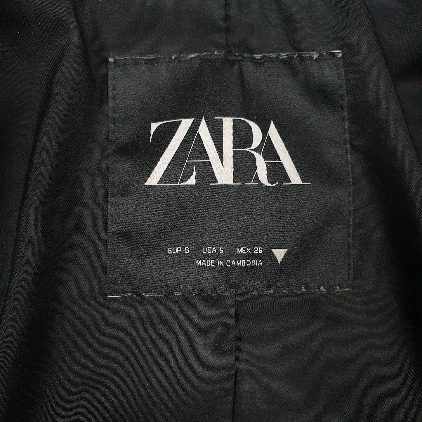Womens Brown Zara Faux Leather  Coat