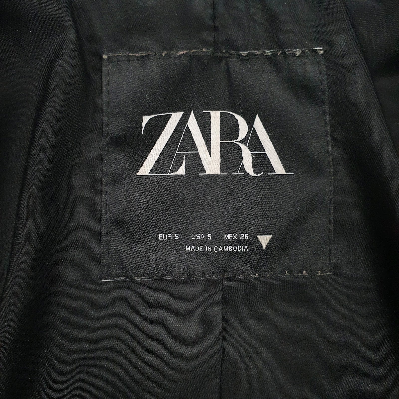 Womens Brown Zara Faux Leather  Coat