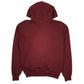 Mens Burgundy Champion Hoodie Full Zip Jumper