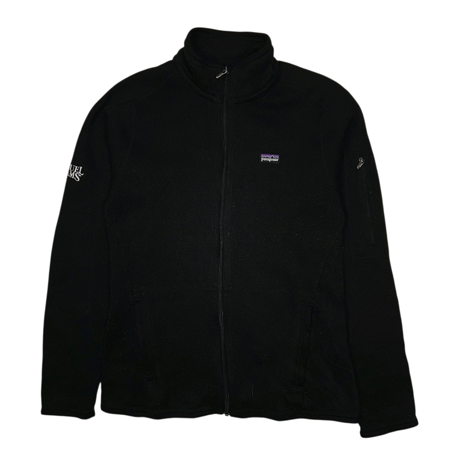 Womens Black Patagonia Better Sweater Full Zip Jumper
