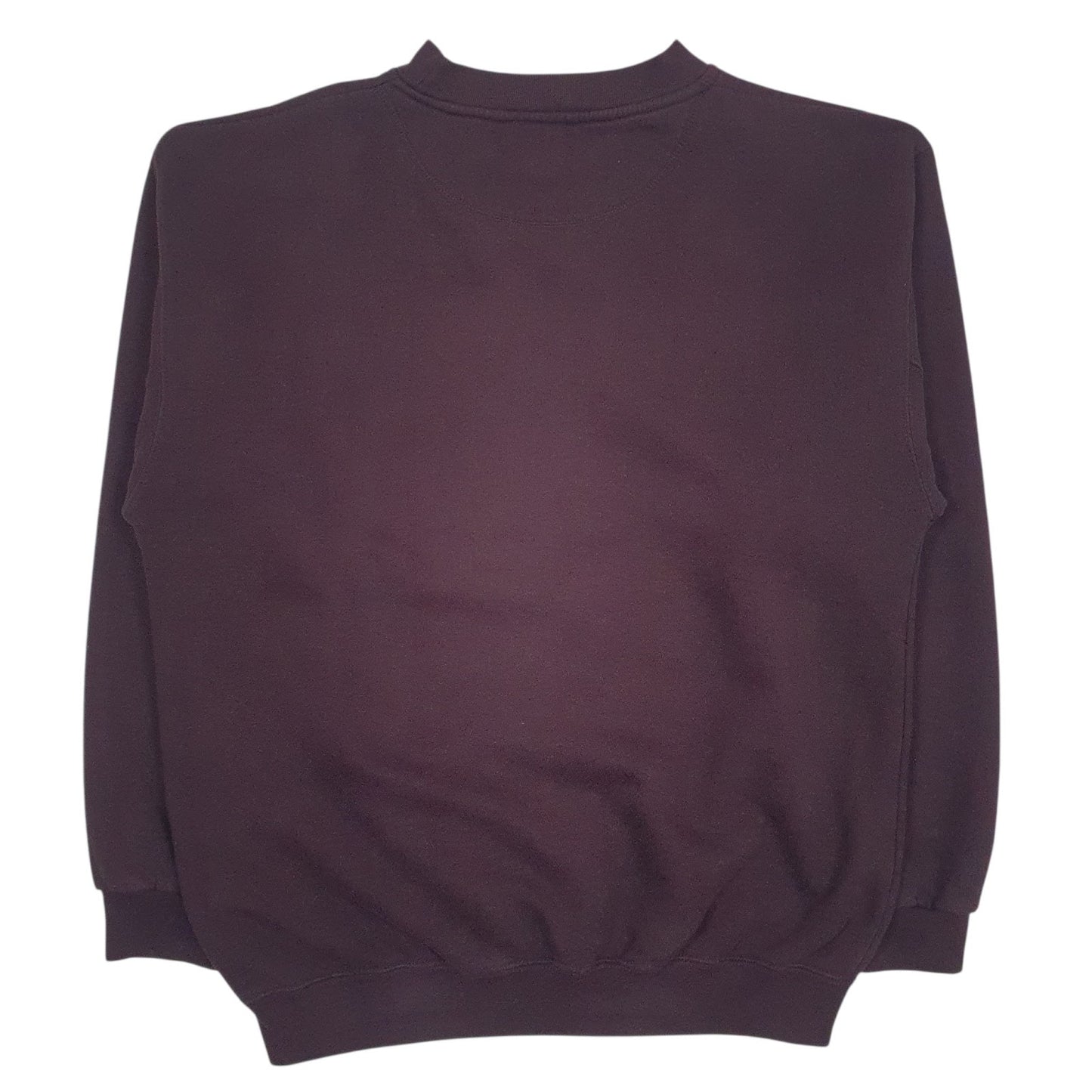 Mens Burgundy Head Waters Graphic Crewneck Jumper