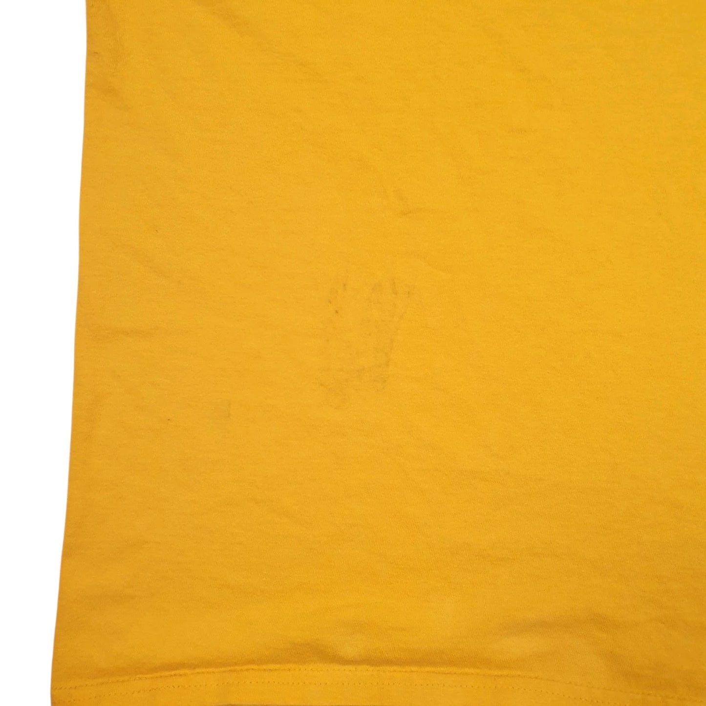 Mens Yellow Gildan   T Shirt