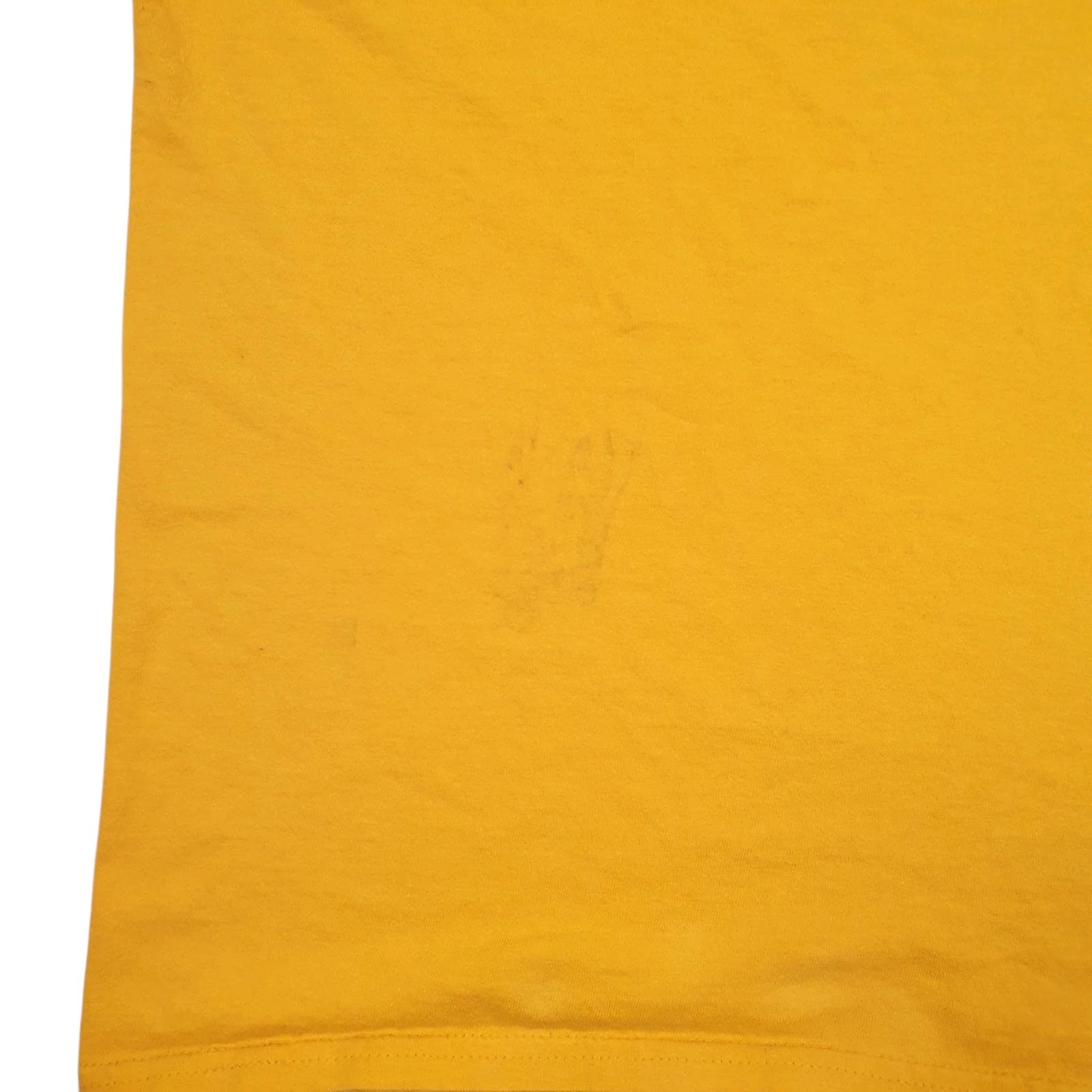 Mens Yellow Gildan   T Shirt