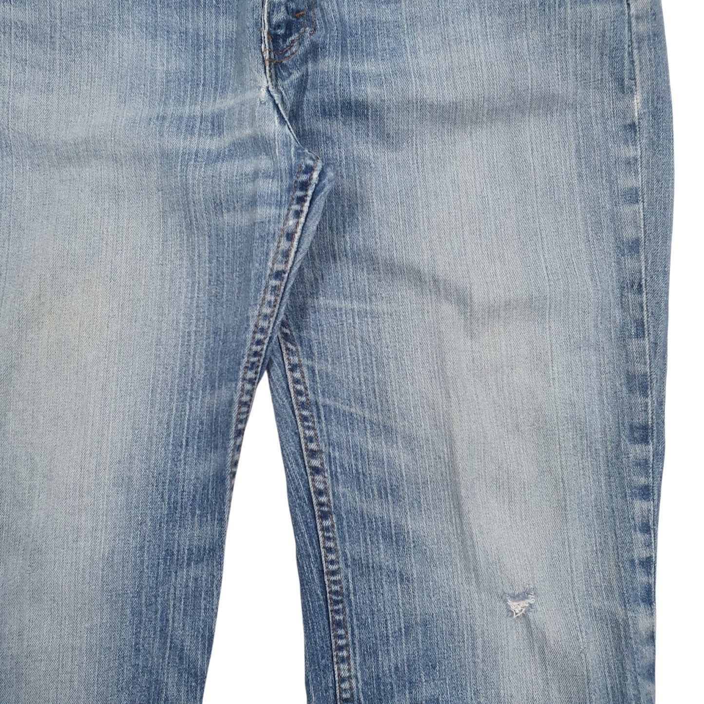 Mens Blue Levis Distressed  Jeans