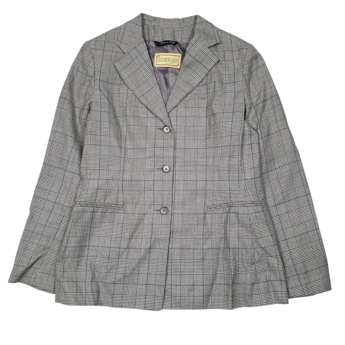 Womens Grey Elizabeth Ascot Vintage  Coat