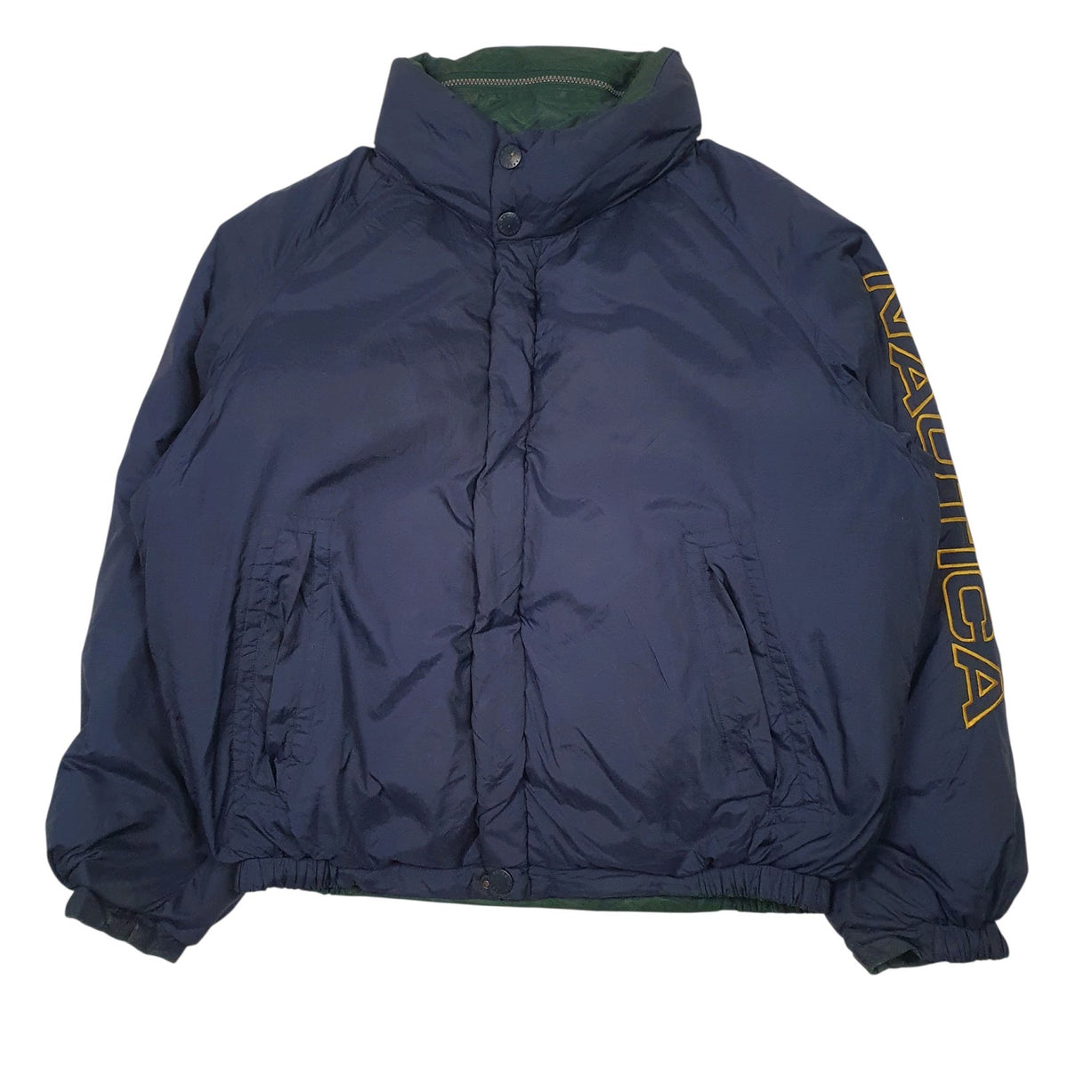Mens Navy Nautica Vintage Reversable  Coat