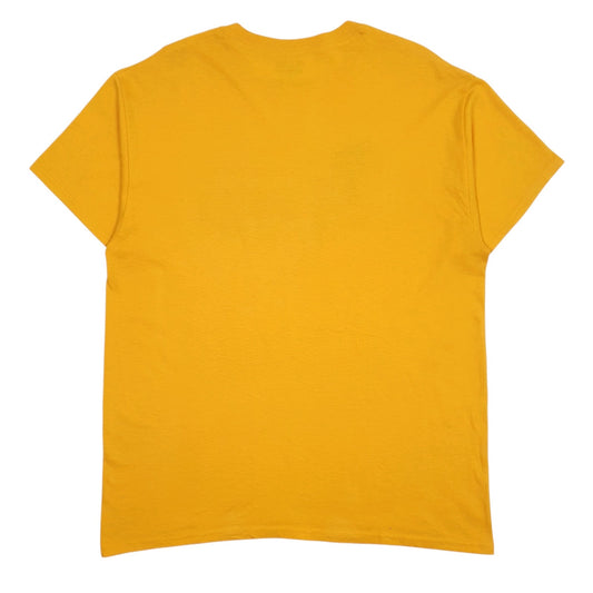 Mens Yellow Gildan Columbia Central Eagles Soccer  T Shirt