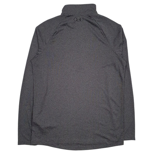 Mens Grey Under Armour Lightweight Active Wear Quarter Zip Jumper