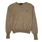 Womens Beige Polo Ralph Lauren  V Neck Jumper