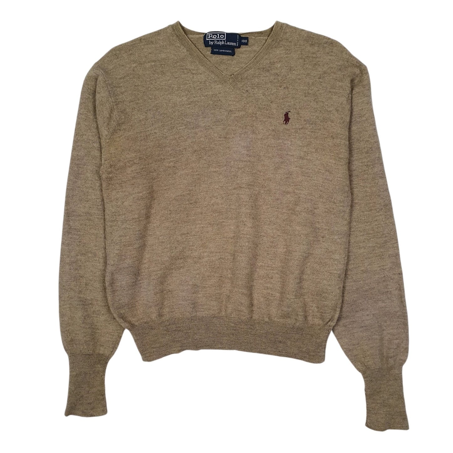 Womens Beige Polo Ralph Lauren  V Neck Jumper