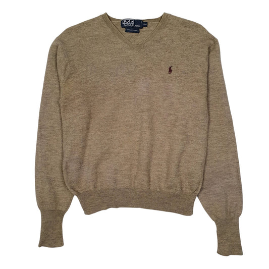 Womens Beige Polo Ralph Lauren  V Neck Jumper