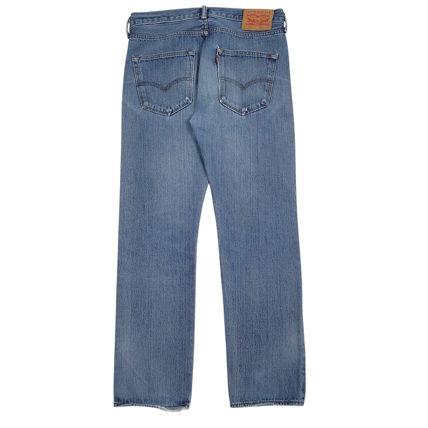 Mens Blue Levis Distressed  Jeans