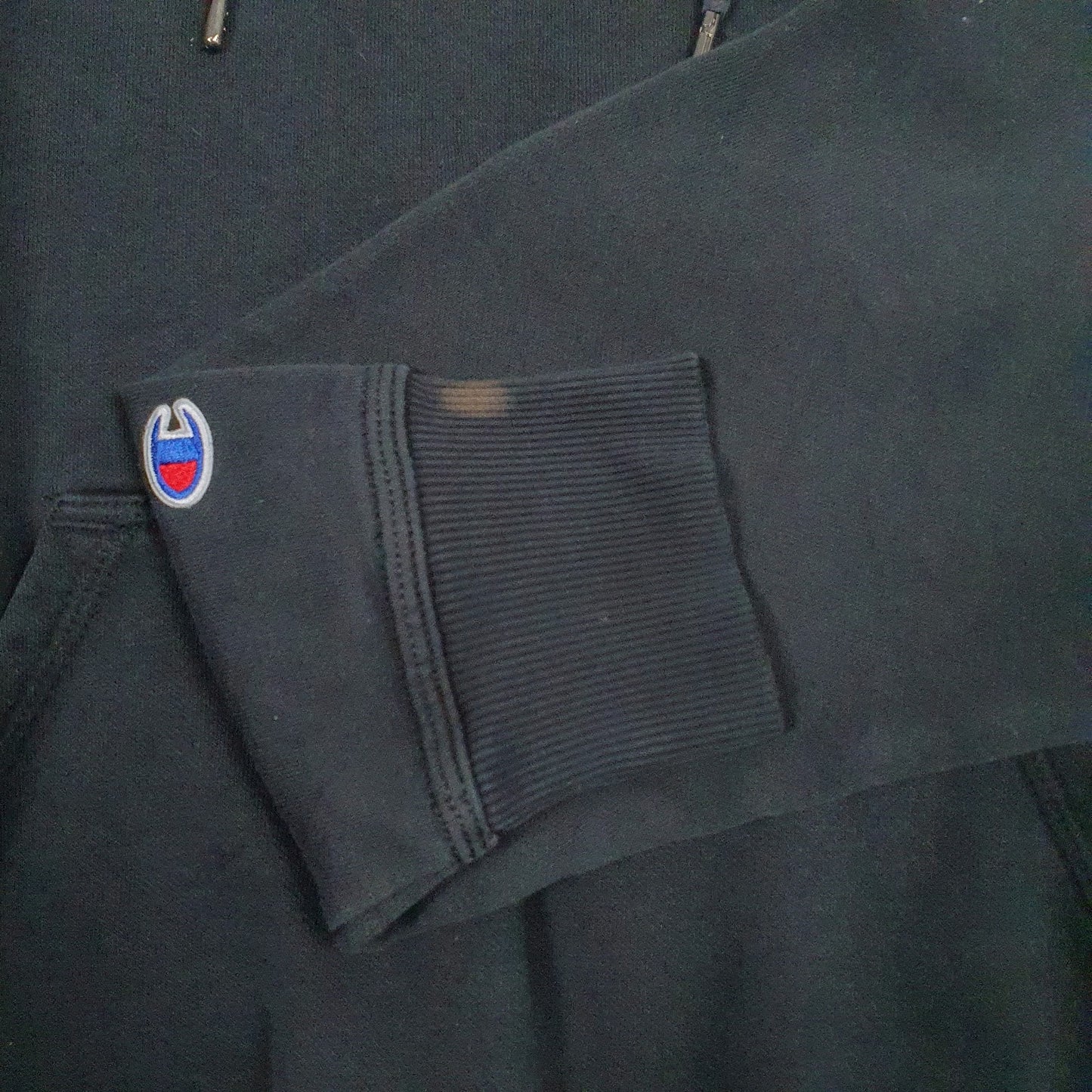 Mens Black Champion  Hoodie Jumper
