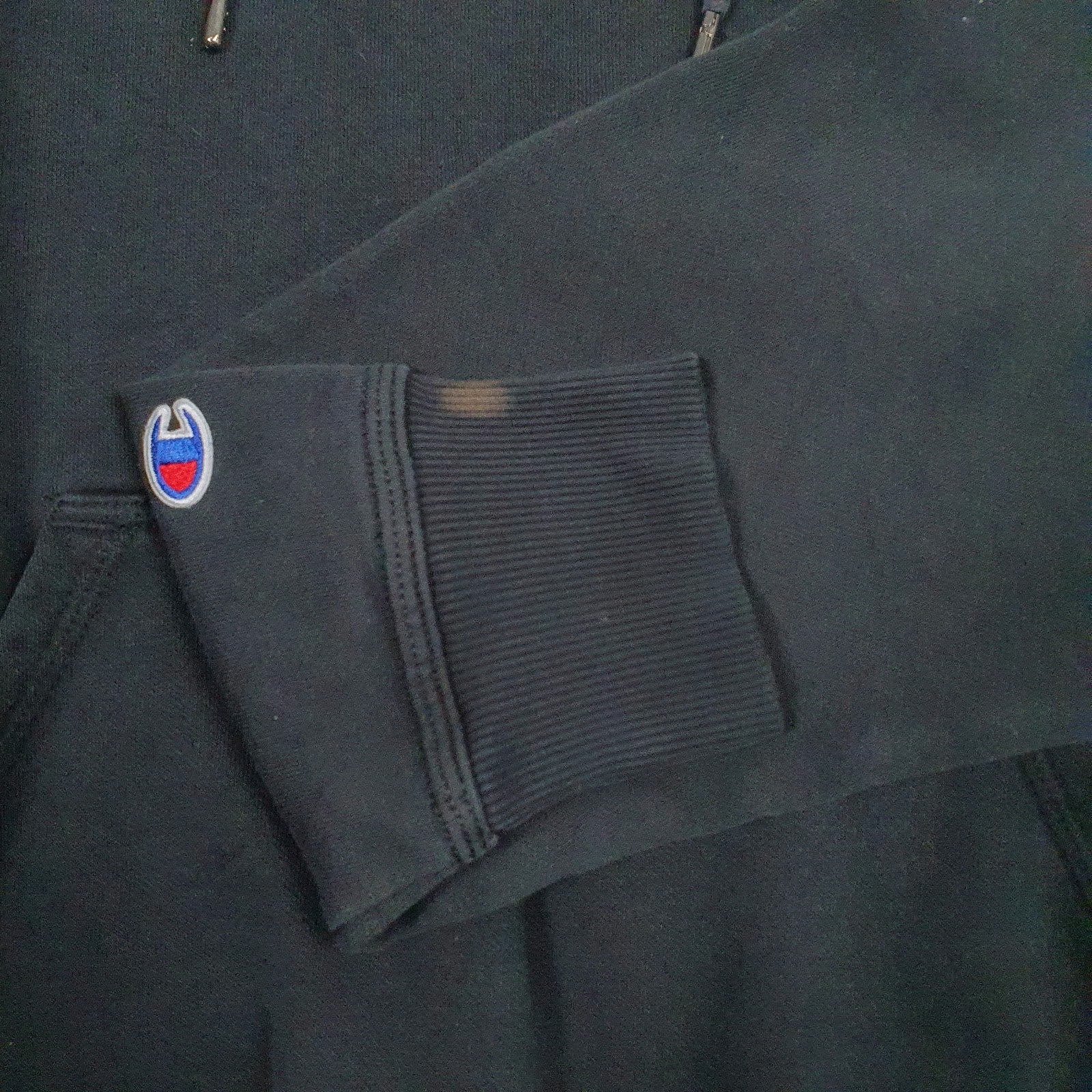 Mens Black Champion  Hoodie Jumper