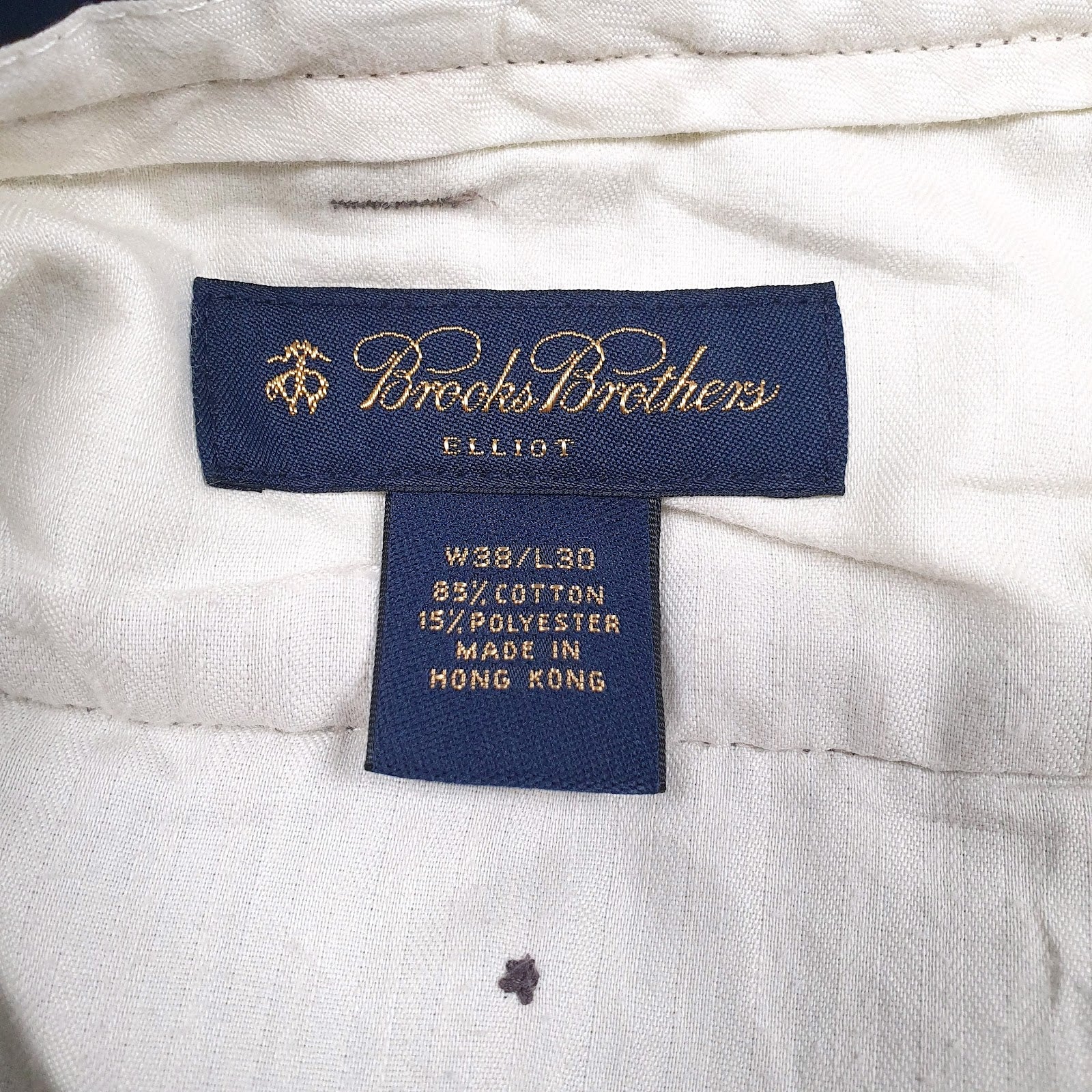 Mens Brown Brooks Brothers Elliot Pleated  Trousers