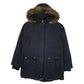 Womens Navy Tommy Hilfiger Fishtail  Coat
