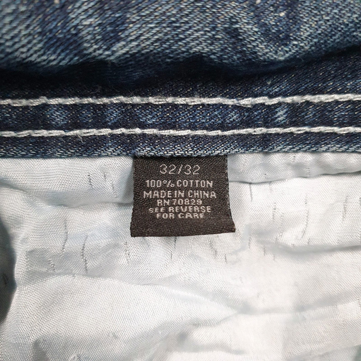Mens Blue Black Distressed  Jeans